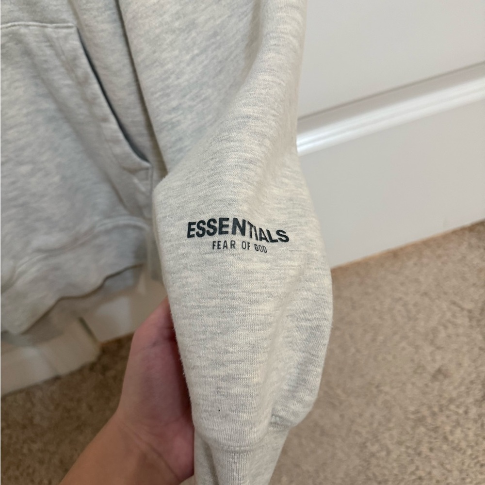Essentials Fear Of God Gray Hoodie - Picture 2 of 6